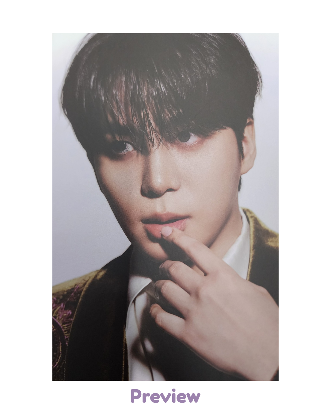 Jongho Photobook incl. A ver. Postcard Golden Hour part 5 ATEEZ