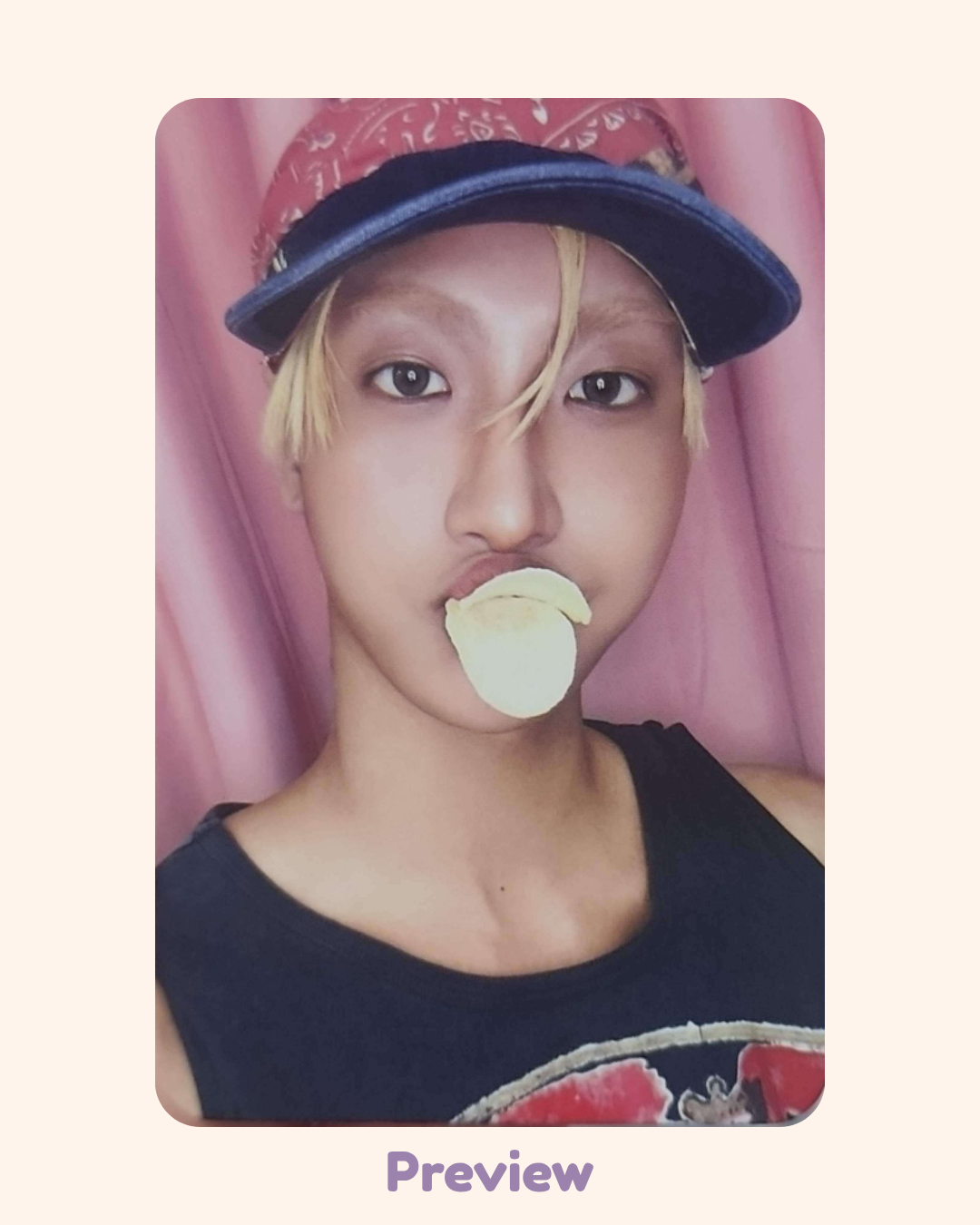 Seonghwa Musinsa Lucky Draw 1.0 Pringles ver. Golden Hour part 5 ATEEZ