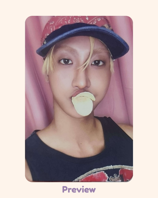 Seonghwa Musinsa Lucky Draw 1.0 Pringles ver. Golden Hour part 5 ATEEZ
