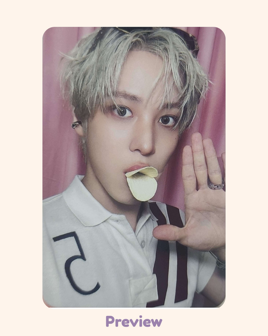 Yunho Musinsa Lucky Draw 1.0 Pringles ver. Golden Hour part 5 ATEEZ