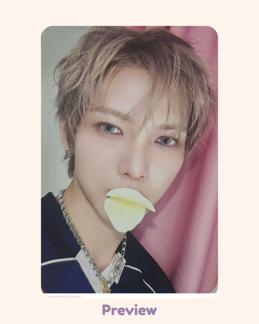 Yeosang Musinsa Lucky Draw 1.0 Pringles ver. Golden Hour part 5 ATEEZ