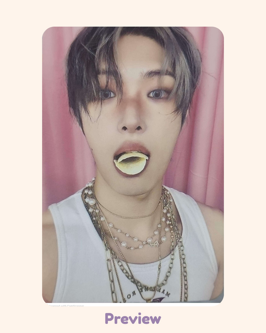 Mingi Musinsa Lucky Draw 1.0 Pringles ver. Golden Hour part 5 ATEEZ