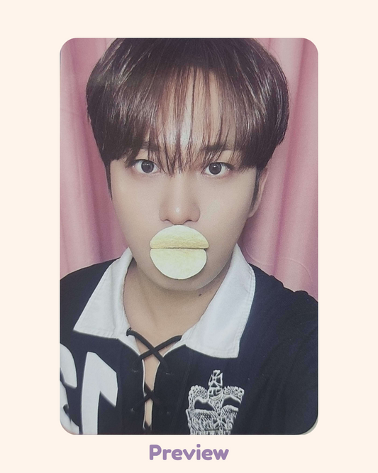Jongho Musinsa Lucky Draw 1.0 Pringles ver. Golden Hour part 5 ATEEZ