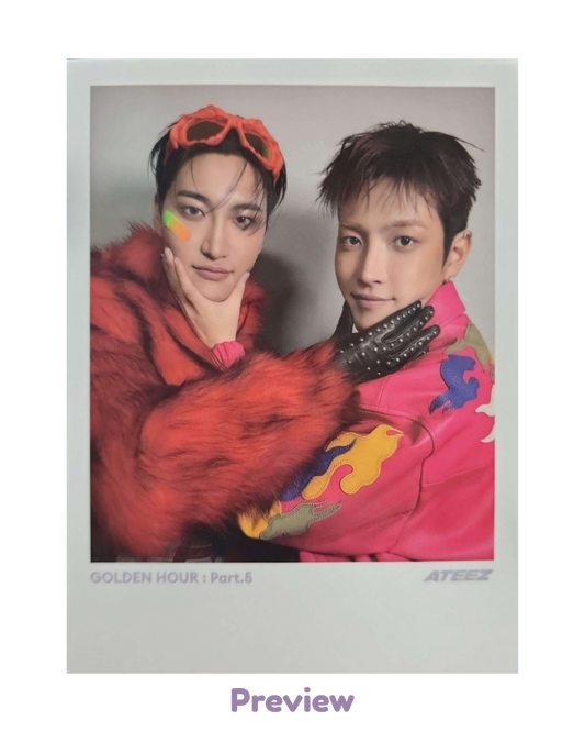 Hongjoong Seonghwa Digipack incl. unit ver. Polaroid Golden Hour part 5 ATEEZ