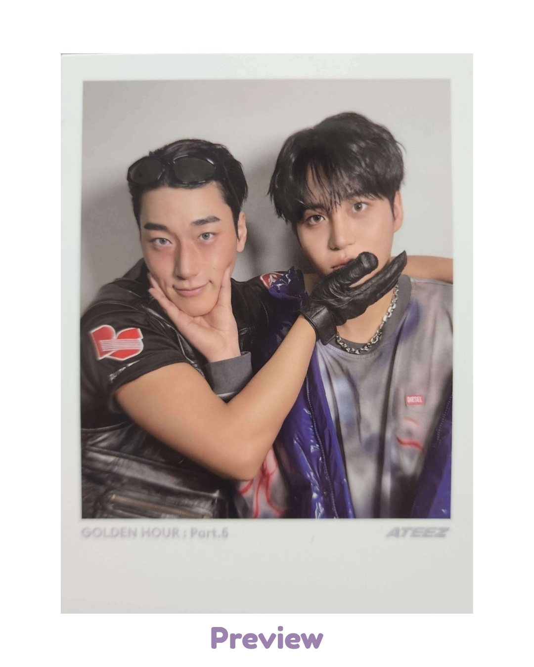San Jongho Digipack incl. unit ver. Polaroid Golden Hour part 5 ATEEZ