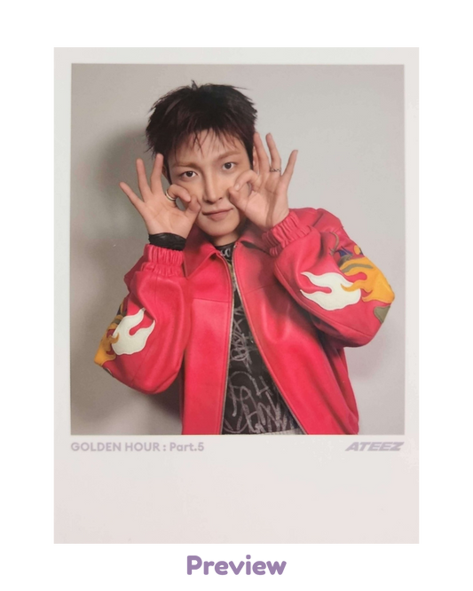 Hongjoong Digipack incl. ver. Polaroid Golden Hour part 5 ATEEZ
