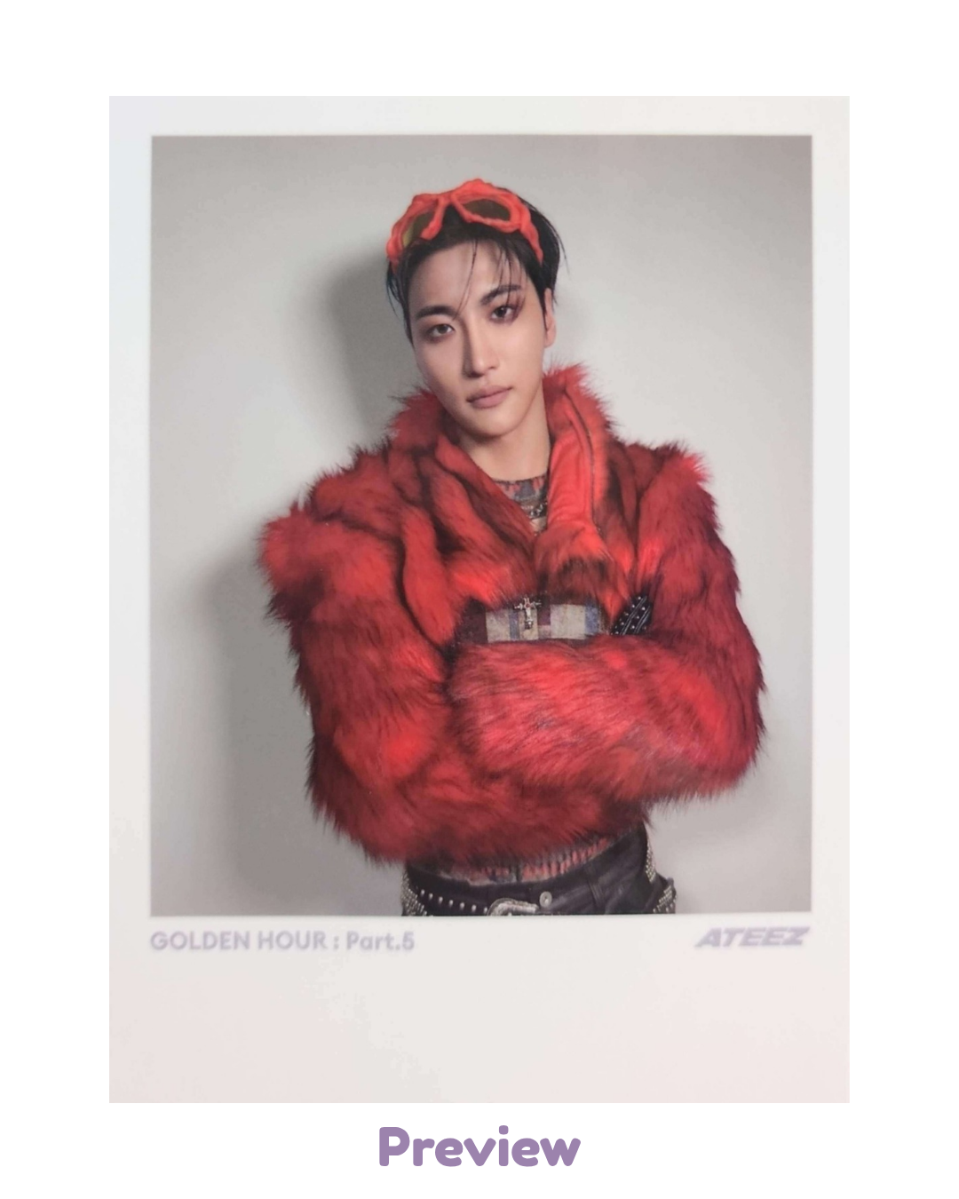 Seonghwa Digipack incl. ver. Polaroid Golden Hour part 5 ATEEZ