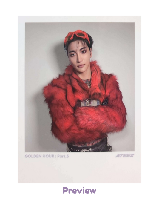 Seonghwa Digipack incl. ver. Polaroid Golden Hour part 5 ATEEZ