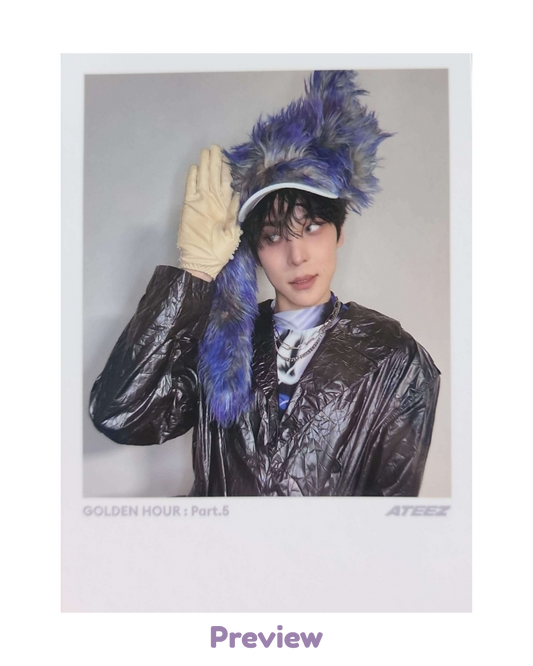 Yunho Digipack incl. ver. Polaroid Golden Hour part 5 ATEEZ
