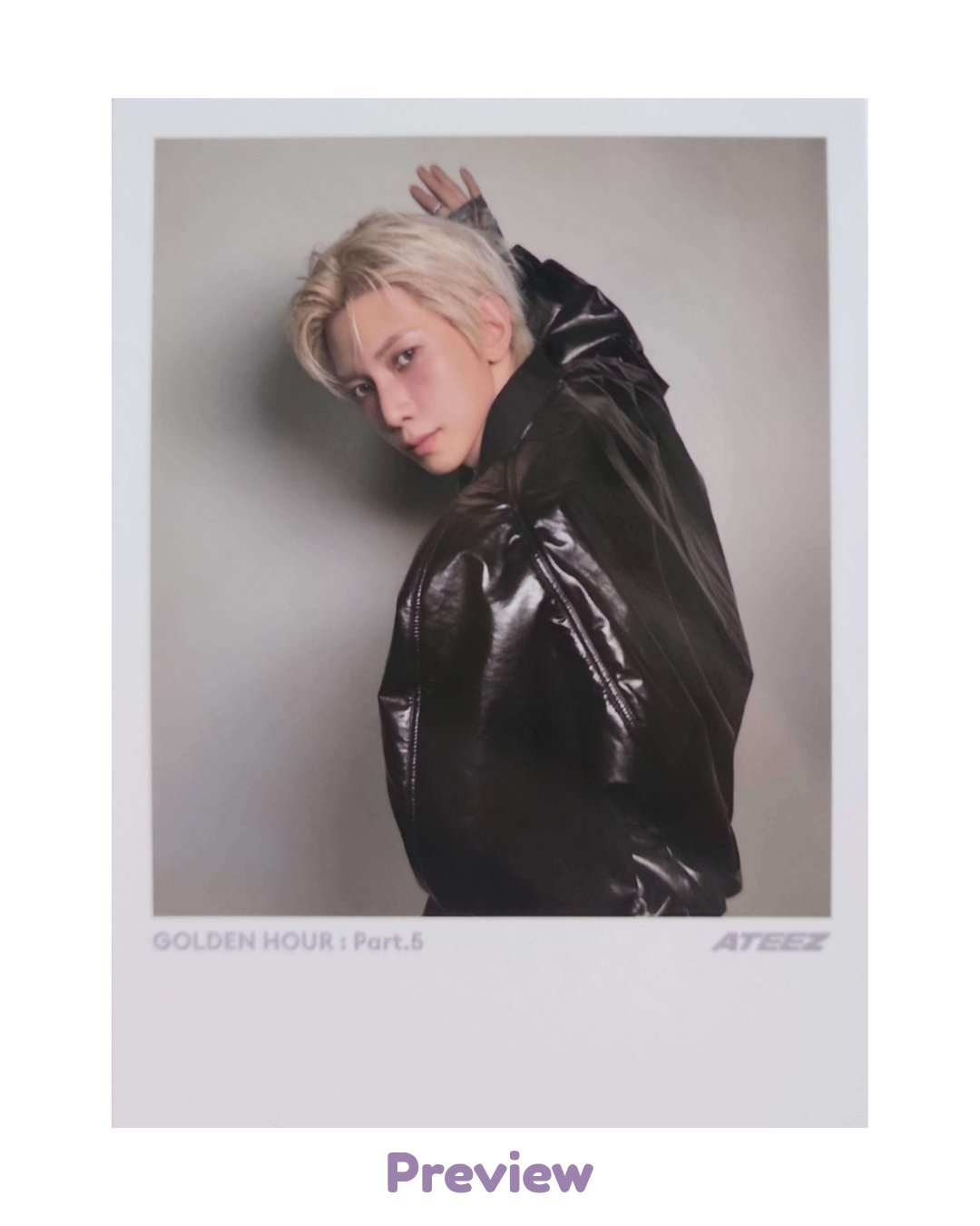 Yeosang Digipack incl. ver. Polaroid Golden Hour part 5 ATEEZ