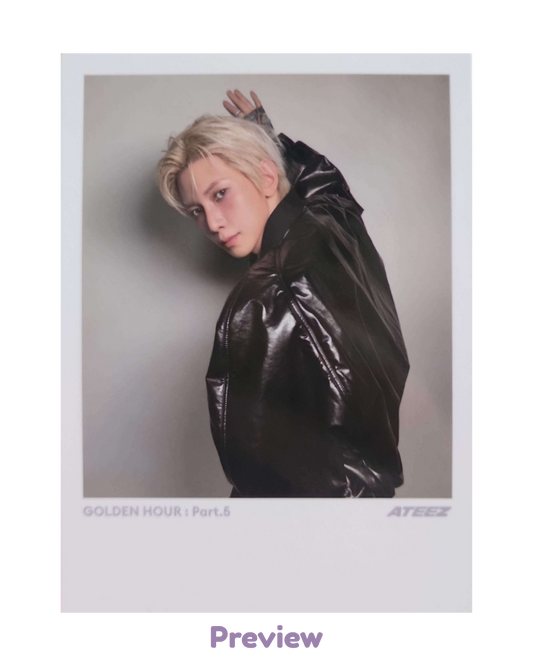 Yeosang Digipack incl. ver. Polaroid Golden Hour part 5 ATEEZ