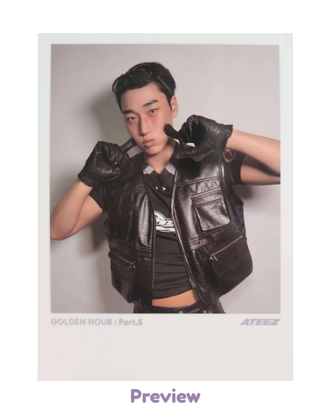 San Digipack incl. ver. Polaroid Golden Hour part 5 ATEEZ