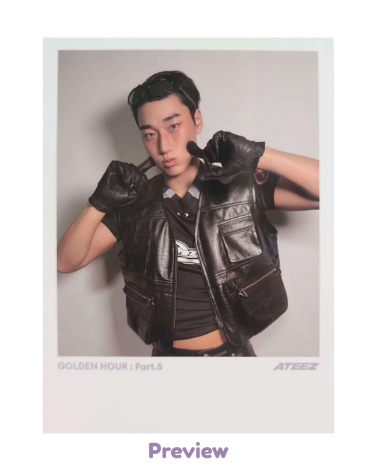 San Digipack incl. ver. Polaroid Golden Hour part 5 ATEEZ