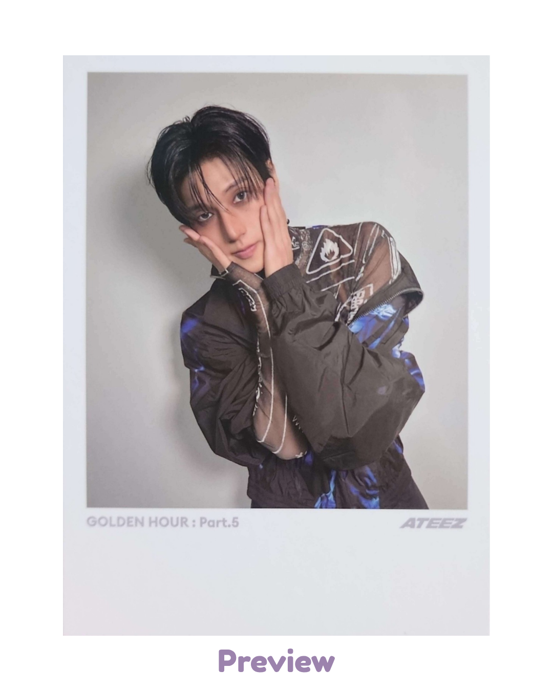 Wooyoung Digipack incl. ver. Polaroid Golden Hour part 5 ATEEZ