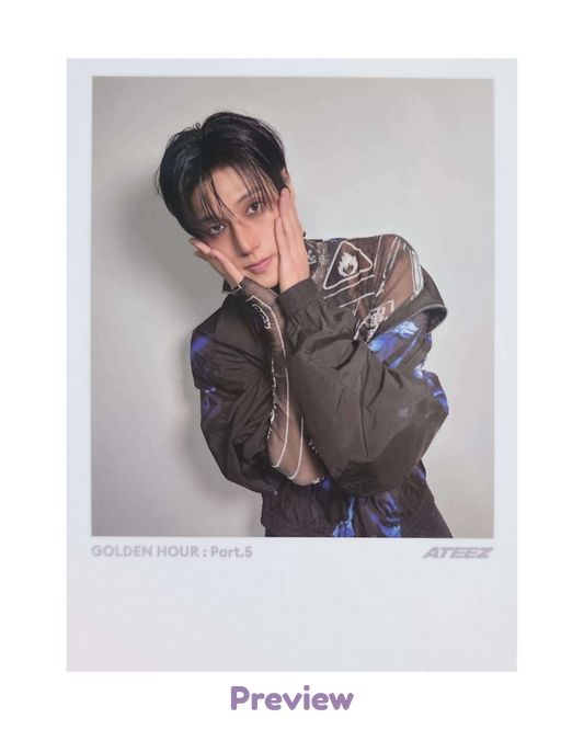 Wooyoung Digipack incl. ver. Polaroid Golden Hour part 5 ATEEZ