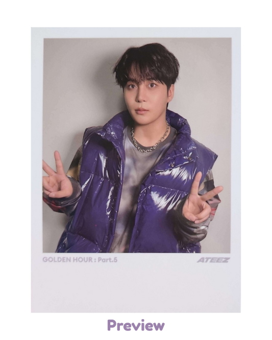 Jongho Digipack incl. ver. Polaroid Golden Hour part 5 ATEEZ