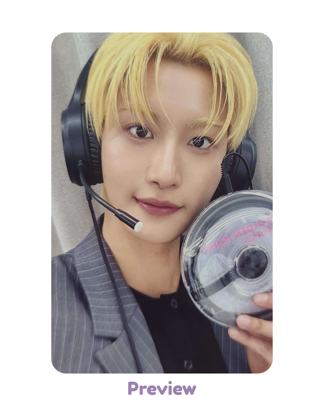 Seonghwa CD Player ver. POB Golden Hour part 5 ATEEZ