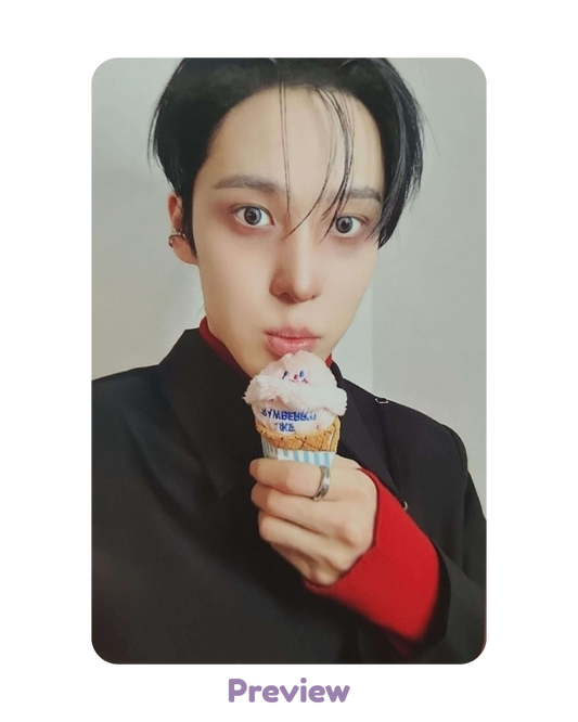 Yunho Soundwave 2.0 Ice Cream ver. Fansign Benefit Golden Hour part 5 ATEEZ