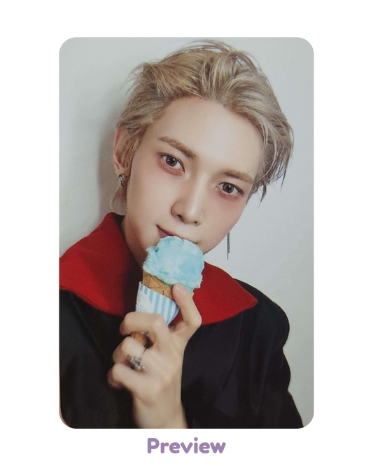 Yeosang Soundwave 2.0 Ice Cream ver. Fansign Benefit Golden Hour part 5 ATEEZ