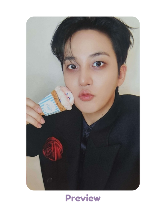 Jongho Soundwave 2.0 Ice Cream ver. Fansign Benefit Golden Hour part 5 ATEEZ