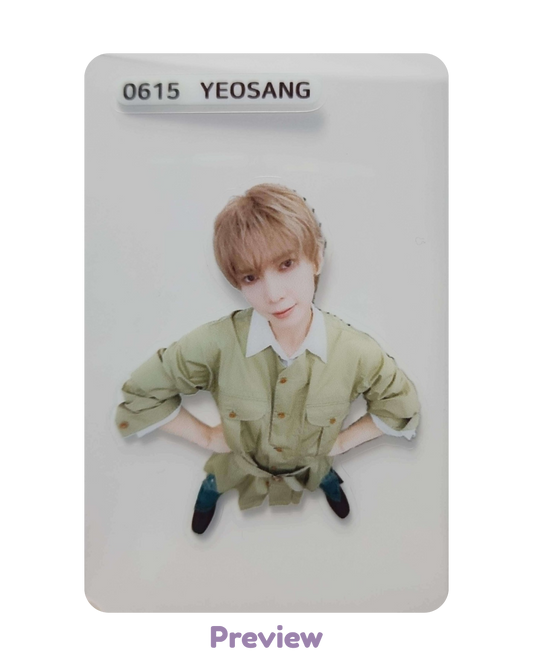 Yeosang Hellolive 1.2 Bolchi Bread ver. POB sticker 3:1 Golden Hour part 5 ATEEZ