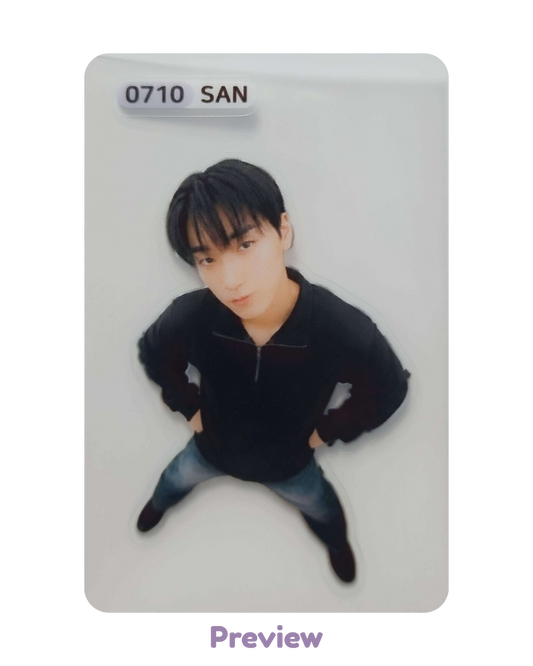 San Hellolive 1.2 Bolchi Bread ver. POB sticker 3:1 Golden Hour part 5 ATEEZ