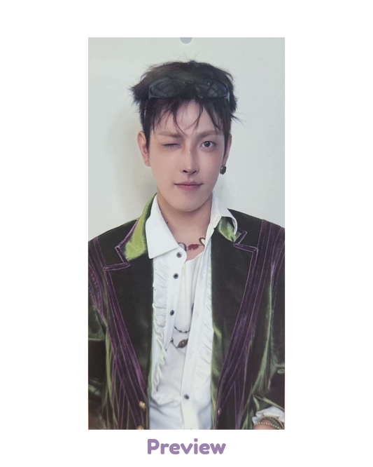 Hongjoong Apple Music 1.2 Bookmark ver. POB 3:1 Golden Hour part 5 ATEEZ
