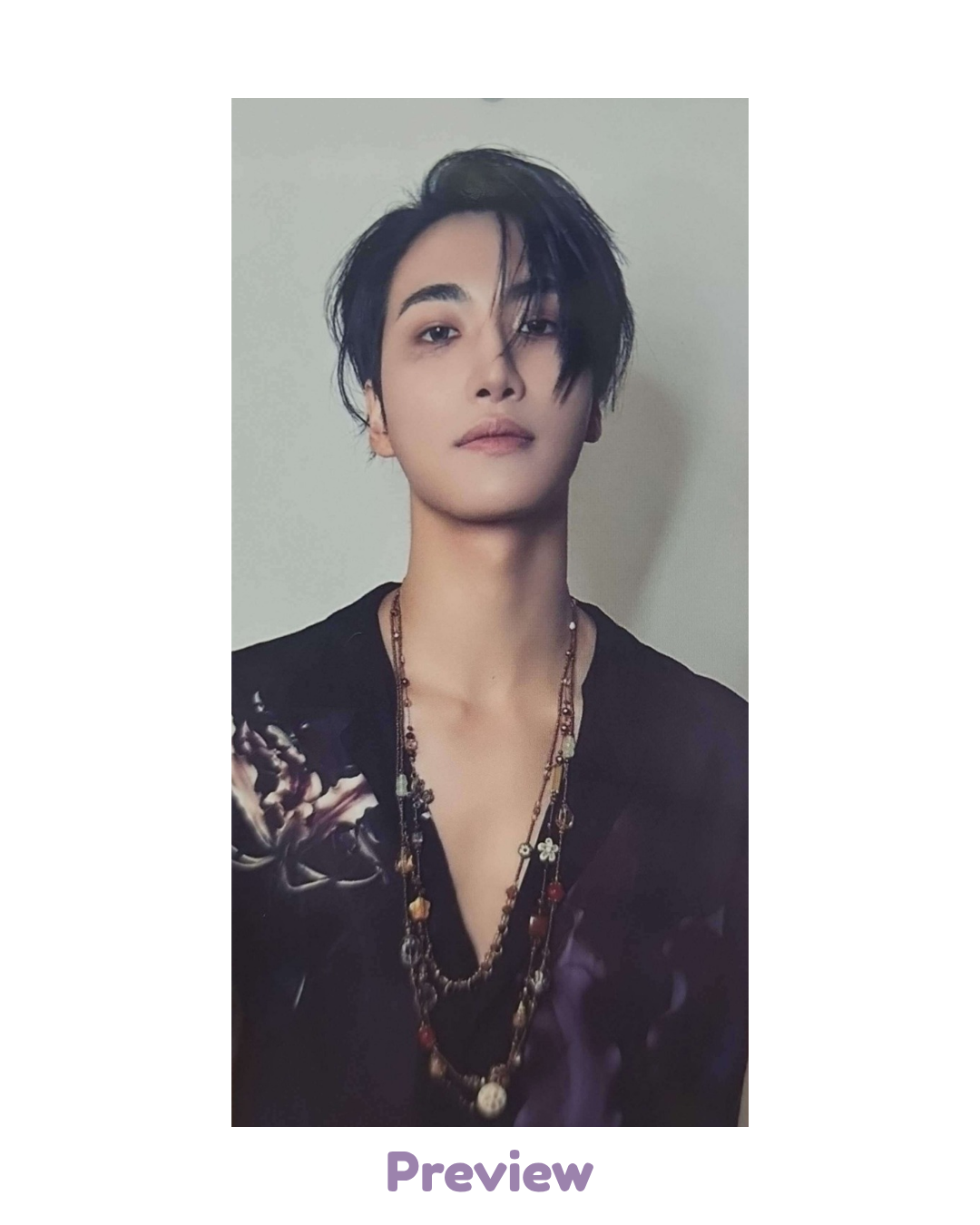 Seonghwa Apple Music 1.2 Bookmark ver. POB 3:1 Golden Hour part 5 ATEEZ