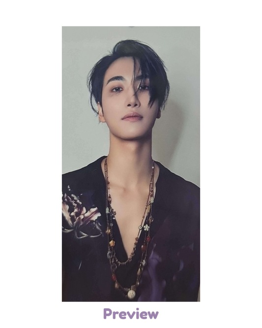 Seonghwa Apple Music 1.2 Bookmark ver. POB 3:1 Golden Hour part 5 ATEEZ
