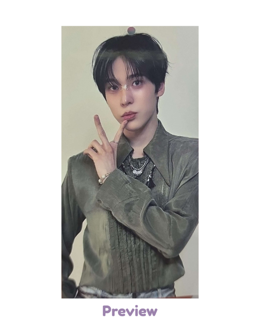 Yunho Apple Music 1.2 Bookmark ver. POB 3:1 Golden Hour part 5 ATEEZ