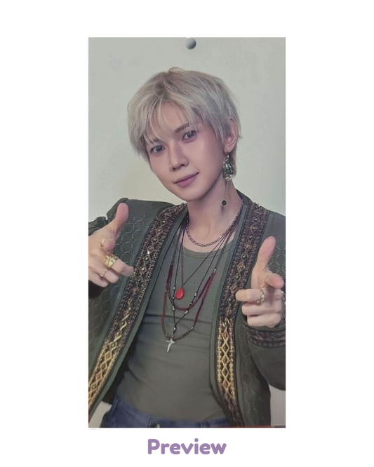 Yeosang Apple Music 1.2 Bookmark ver. POB 3:1 Golden Hour part 5 ATEEZ