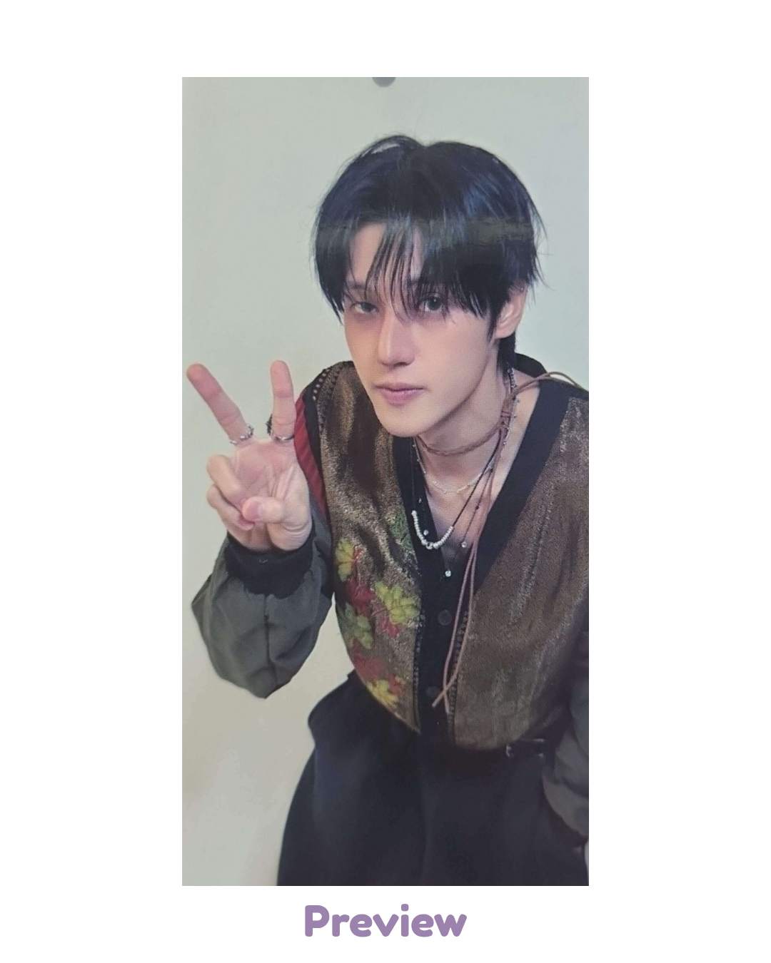 Wooyoung Apple Music 1.2 Bookmark ver. POB 3:1 Golden Hour part 5 ATEEZ