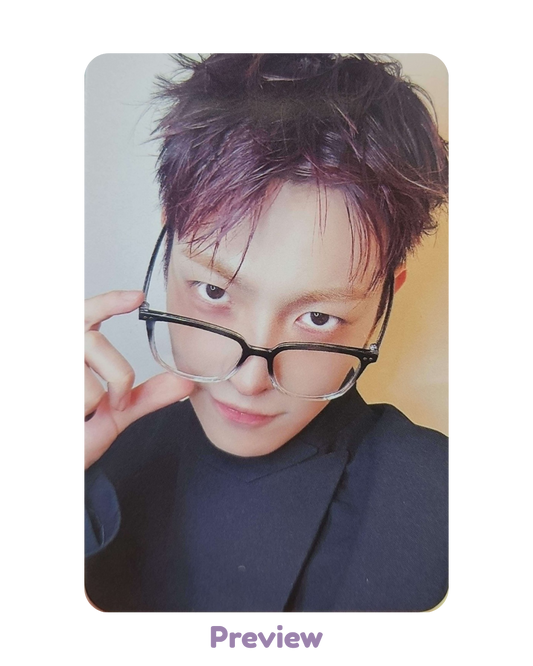 Hongjoong Dear My Muse 1.1 Horn Rim Glasses ver. POB Golden Hour part 5 ATEEZ