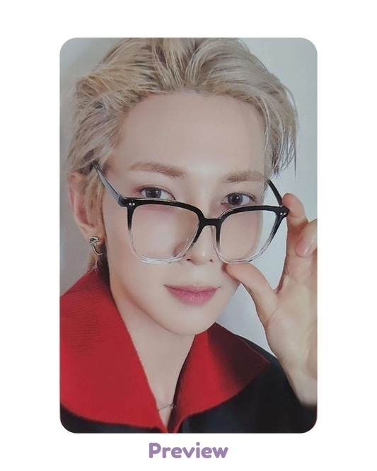 Yeosang Dear My Muse 1.1 Horn Rim Glasses ver. POB Golden Hour part 5 ATEEZ