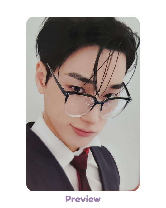 San Dear My Muse 1.1 Horn Rim Glasses ver. POB Golden Hour part 5 ATEEZ