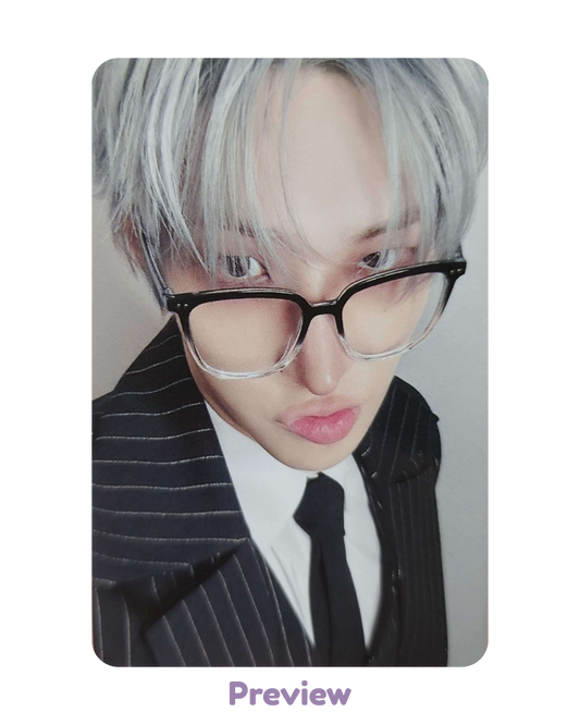 Mingi Dear My Muse 1.1 Horn Rim Glasses ver. POB Golden Hour part 5 ATEEZ