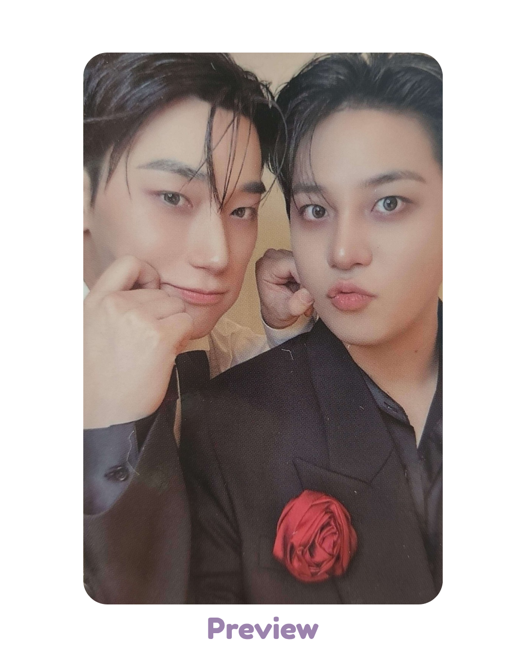 San Jongho Fromm 1.4 Cheek Pinch ver. POB unit Golden Hour part 5 ATEEZ