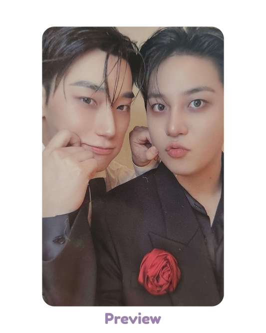San Jongho Fromm 1.4 Cheek Pinch ver. POB unit Golden Hour part 5 ATEEZ