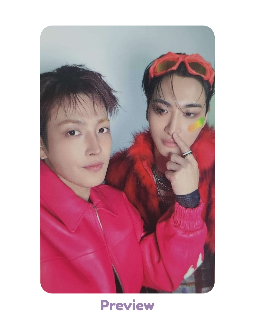 Hongjoong Seonghwa Fromm 2.2 Nose Ding-dong ver. unit Fansign Benefit Golden Hour part 5 ATEEZ
