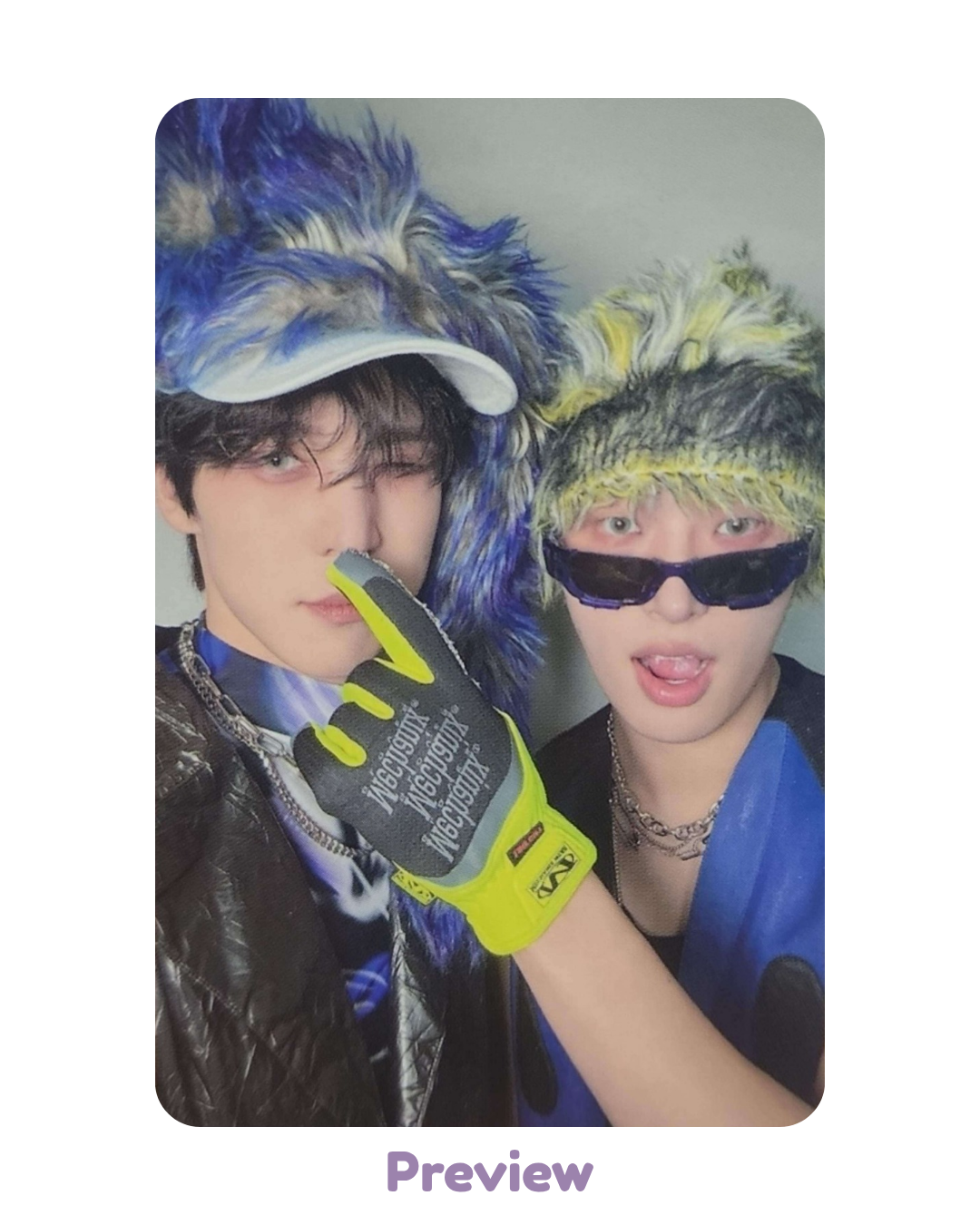 Yunho Mingi Fromm 2.2 Nose Ding-dong ver. unit Fansign Benefit Golden Hour part 5 ATEEZ