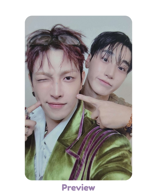 Hongjoong San Toktoq 1.3 Cheek Poke ver. POB unit Golden Hour part 5 ATEEZ