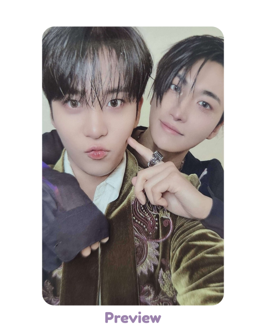 Seonghwa Jongho Toktoq 1.3 Cheek Poke ver. POB unit Golden Hour part 5 ATEEZ