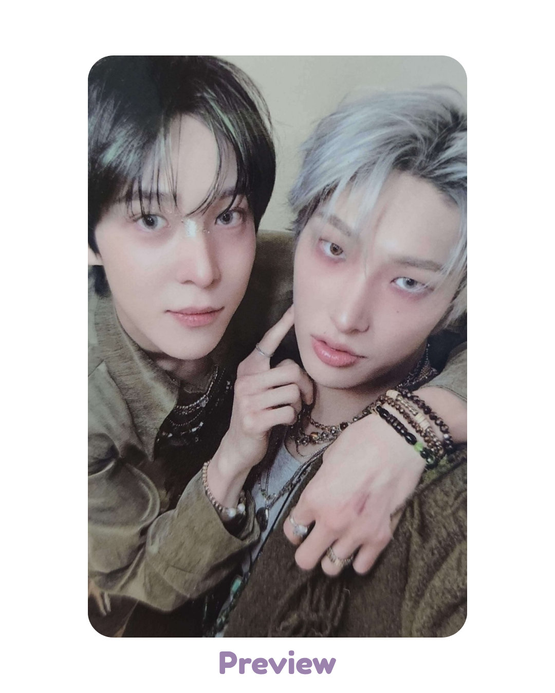 Yunho Mingi Toktoq 1.3 Cheek Poke ver. POB unit Golden Hour part 5 ATEEZ