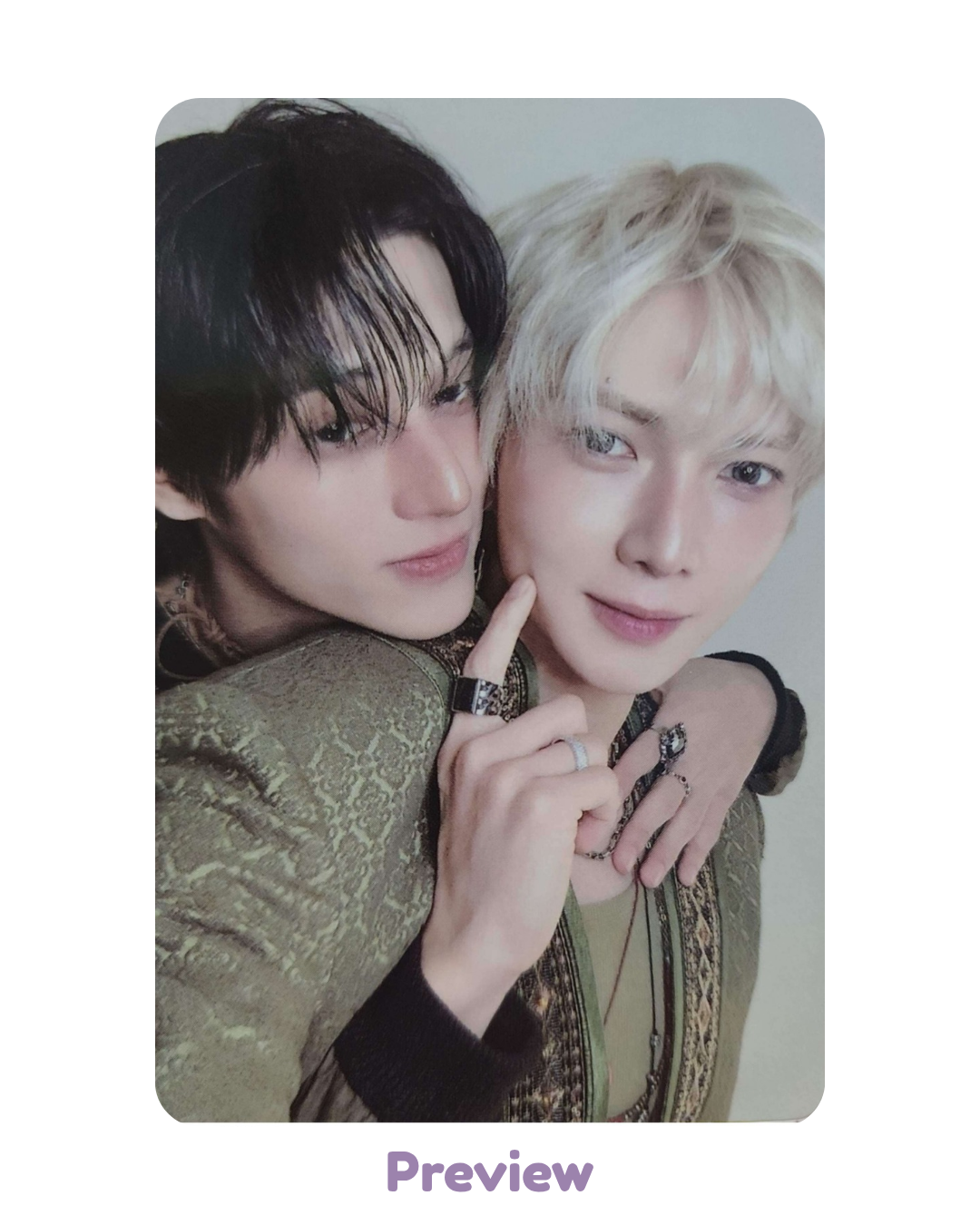 Yeosang Wooyoung Toktoq 1.3 Cheek Poke ver. POB unit Golden Hour part 5 ATEEZ