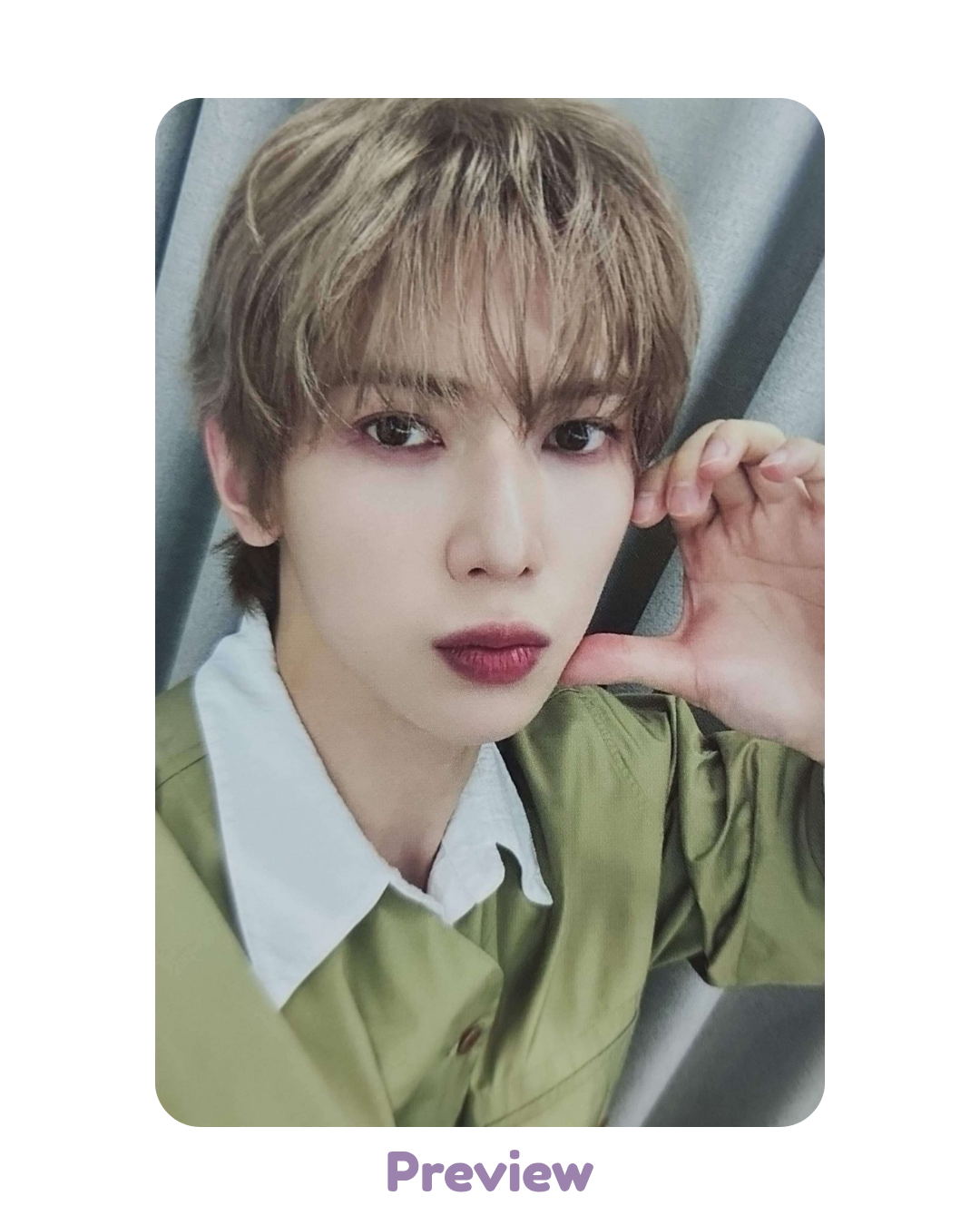 Yeosang Whosfan 1.0 Cheek Heart ver. POB Golden Hour part 5 ATEEZ