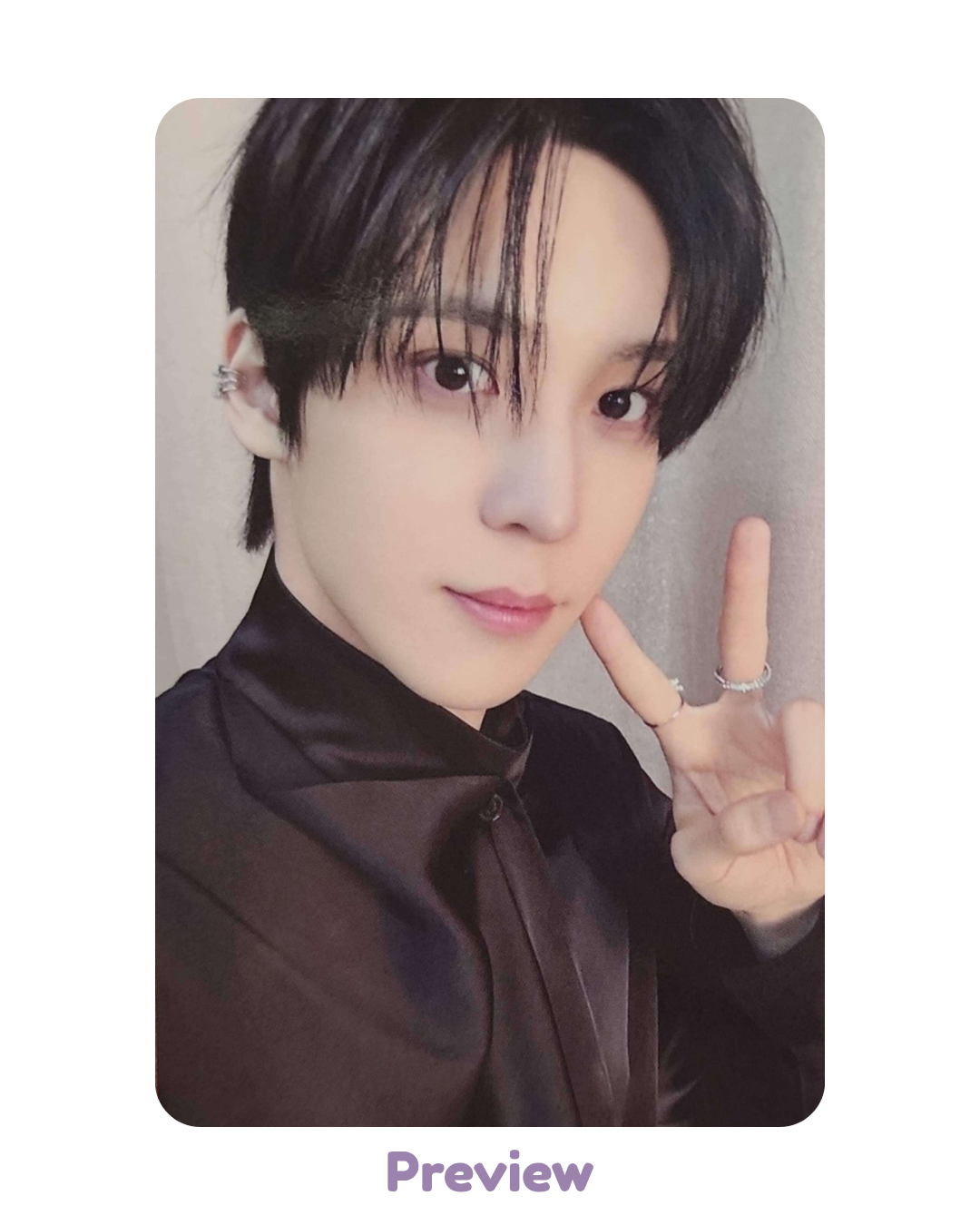 Yunho Fanmeeting Trading Card ver. 1 merch Atiny's Voyage: Tiny Mystery ATEEZ