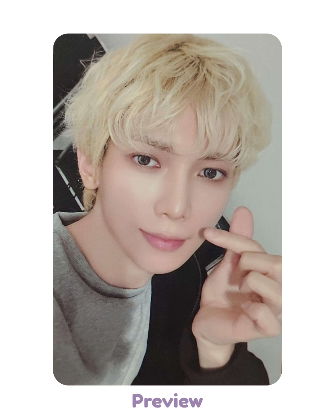 Yeosang Fanmeeting Trading Card ver. 3 merch Atiny's Voyage: Tiny Mystery ATEEZ