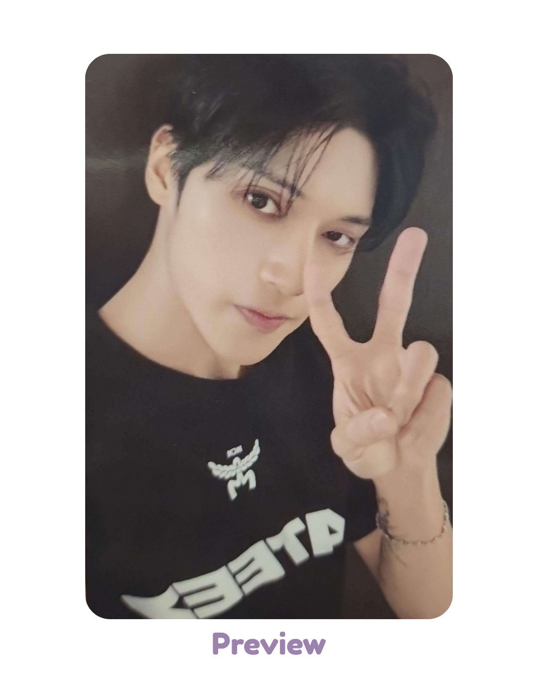 Wooyoung Fanmeeting Trading Card ver. 3 merch Atiny's Voyage: Tiny Mystery ATEEZ
