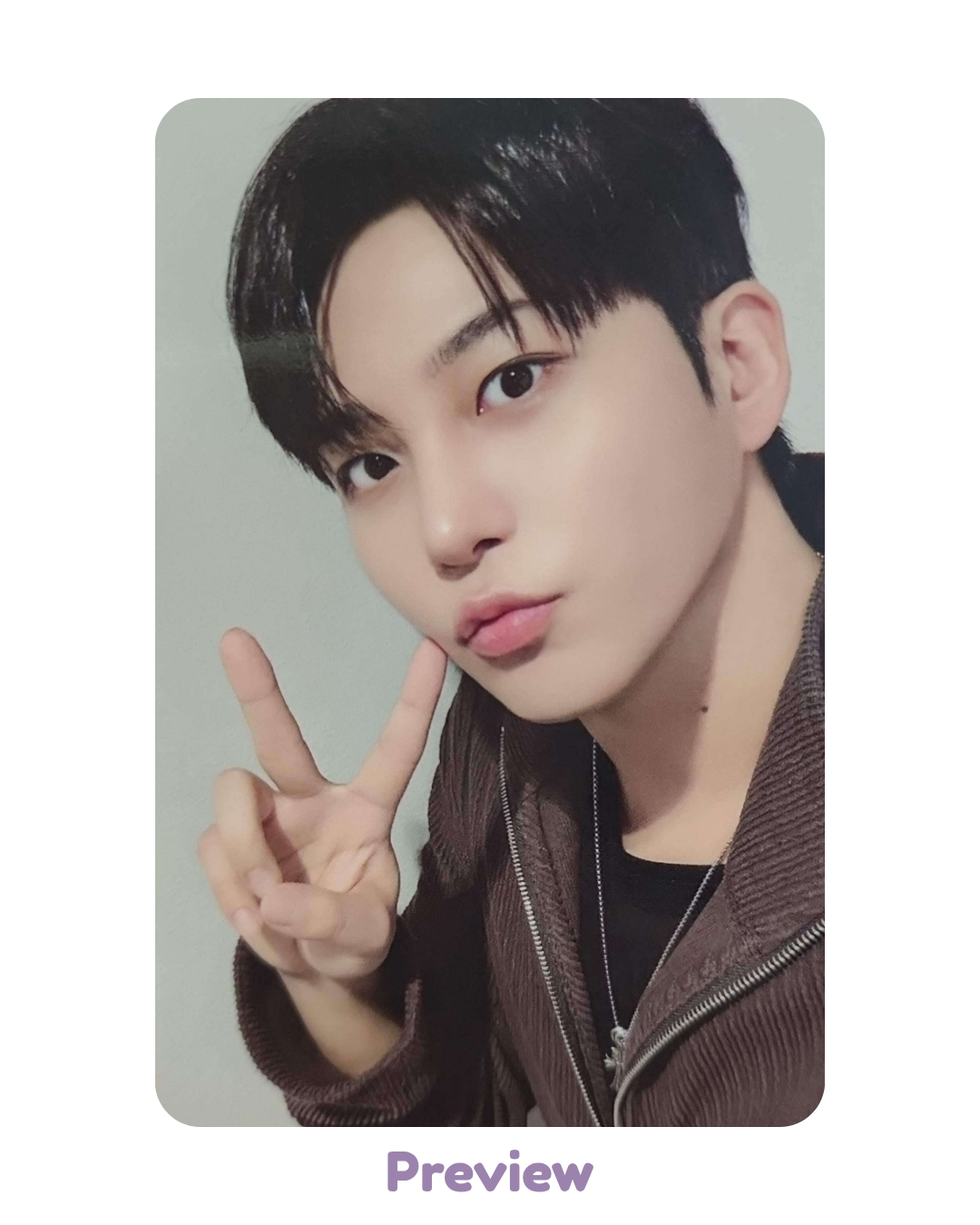 Jongho Fanmeeting Trading Card ver. 3 merch Atiny's Voyage: Tiny Mystery ATEEZ