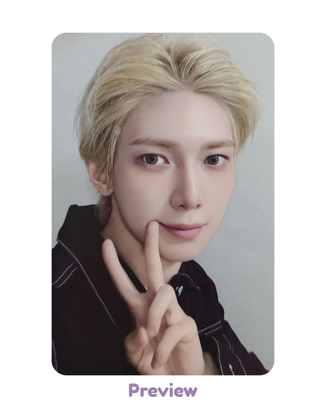 Yeosang Fanmeeting Trading Card ver. 4 merch Atiny's Voyage: Tiny Mystery ATEEZ